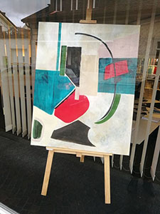 paint at front window